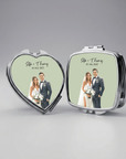 Custom Compact Mirror – Bulk Order for Wedding Favours, Events & Logos - cmzart